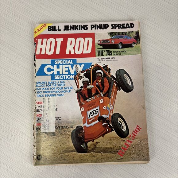 Vintage 1973 HOT ROD MAGAZINE Lot Of 7 Magazines - Picture 5 of 8